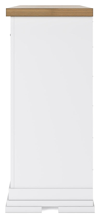 Ashbryn White/Natural Dresser - B844-31 - Bien Home Furniture &amp; Electronics