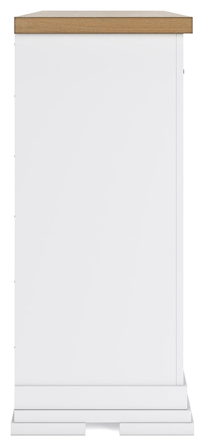 Ashbryn White/Natural Dresser - B844-31 - Bien Home Furniture &amp; Electronics