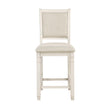 Asher Antique White Counter Height Chair, Set of 2 - 5800WH-24 - Bien Home Furniture & Electronics