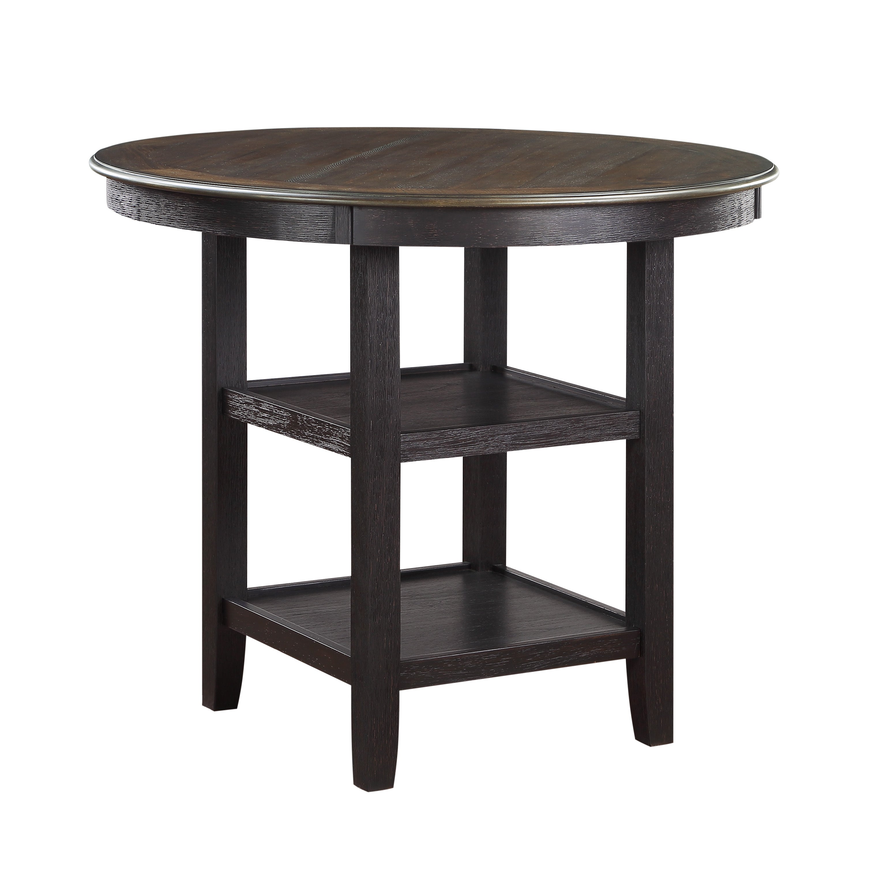 Asher Black/Brown Counter Height Table - 5800BK-36 - Bien Home Furniture &amp; Electronics