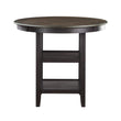 Asher Black/Brown Counter Height Table - 5800BK-36 - Bien Home Furniture & Electronics