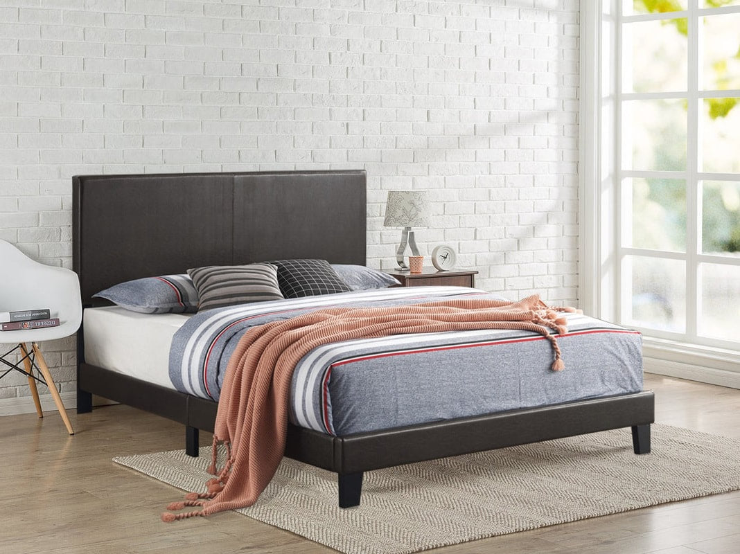 Athens Brown Full Platform Bed - 750PU Full - Bien Home Furniture &amp; Electronics