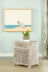 August White Washed 1-Door Accent Cabinet - 953569 - Bien Home Furniture & Electronics