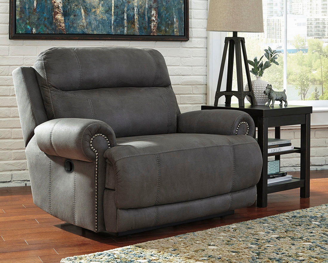 Austere Gray Oversized Recliner - 3840152 - Bien Home Furniture &amp; Electronics