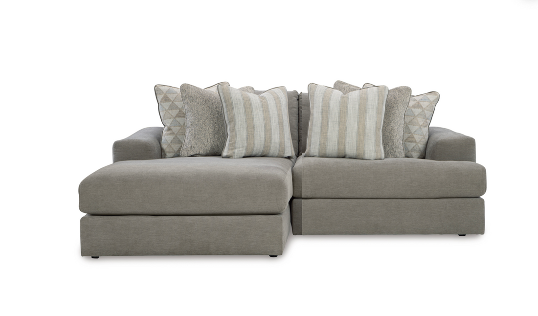 Avaliyah Ash 2-Piece LAF Chaise Sectional - SET | 5810316 | 5810365 - Bien Home Furniture &amp; Electronics