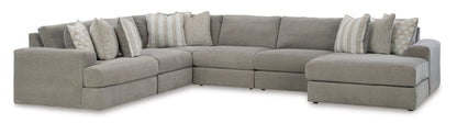 Avaliyah Ash 7-Piece RAF Chaise Sectional - SET | 5810317 | 5810364 | 5810377 | 5810346 | 5810346 | 5810346 | 5810346 - Bien Home Furniture &amp; Electronics