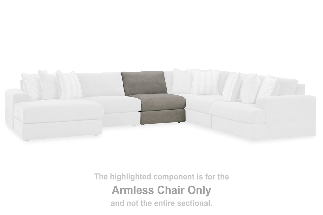 Avaliyah Ash Armless Chair - 5810346 - Bien Home Furniture &amp; Electronics