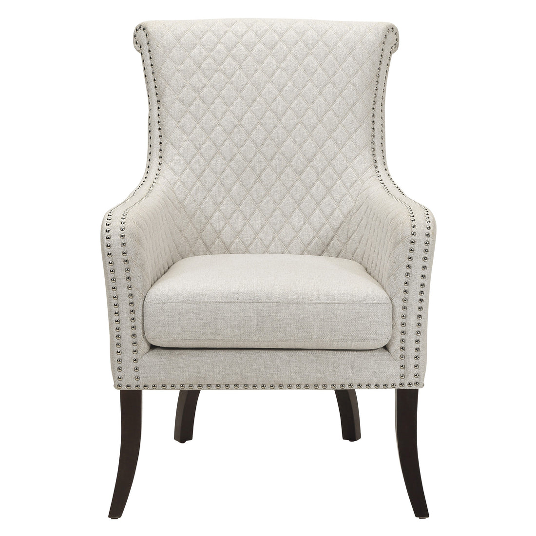 Avalon Beige Quilted Accent Chair - 1199F11S - Bien Home Furniture & Electronics