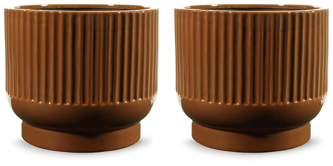 Avalyah Burnt Umber Vase (Set of 2) - A2900021 - Bien Home Furniture &amp; Electronics