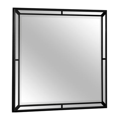Aveline Black Mirror (Mirror Only) - 1428BK-6 - Bien Home Furniture &amp; Electronics