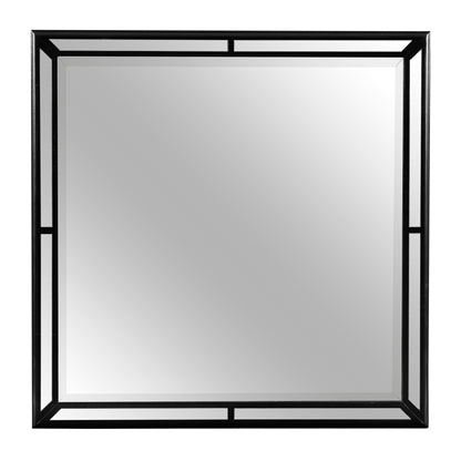 Aveline Black Mirror (Mirror Only) - 1428BK-6 - Bien Home Furniture &amp; Electronics