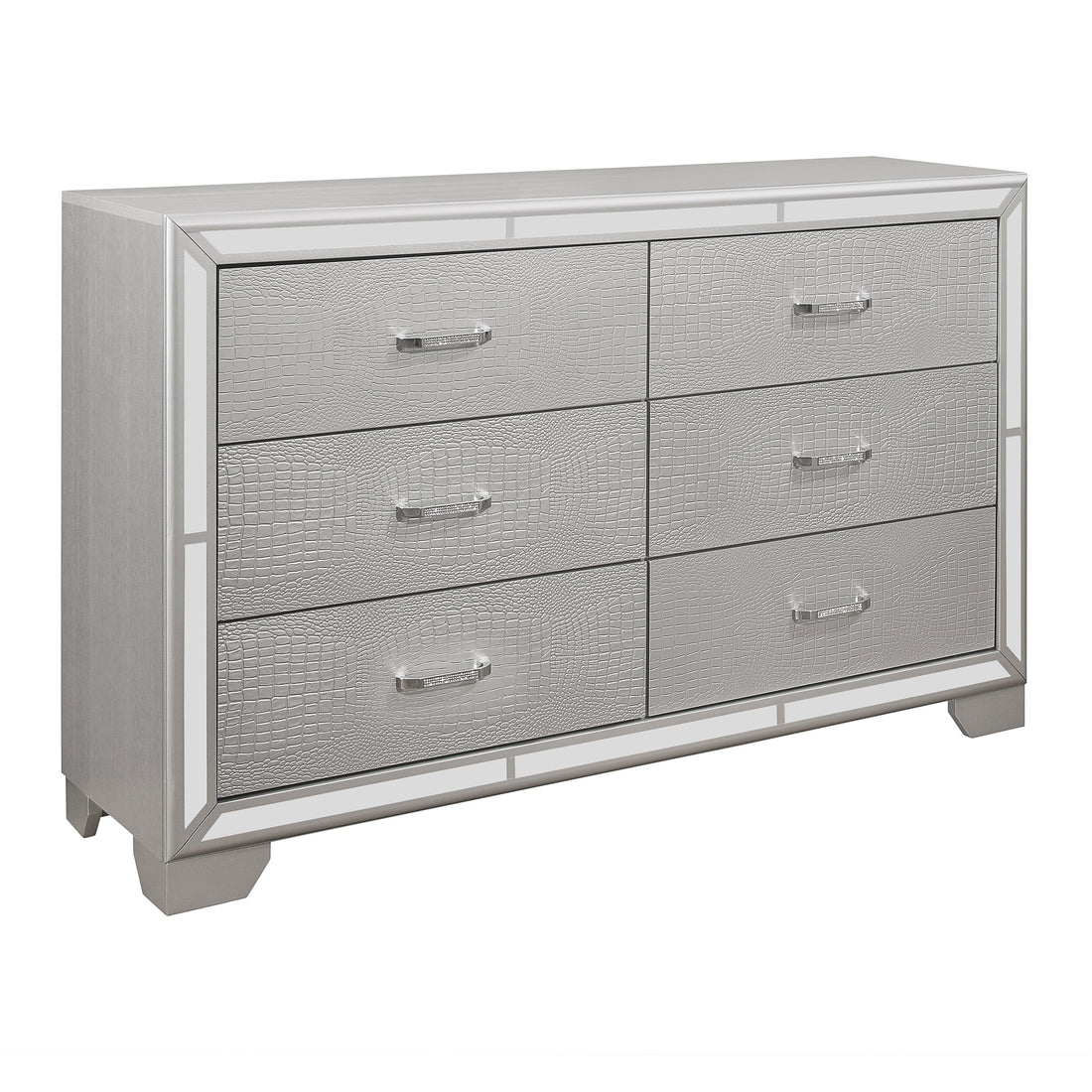 Aveline Silver Dresser - 1428SV-5 - Bien Home Furniture &amp; Electronics