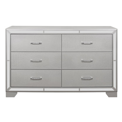 Aveline Silver Dresser - 1428SV-5 - Bien Home Furniture &amp; Electronics