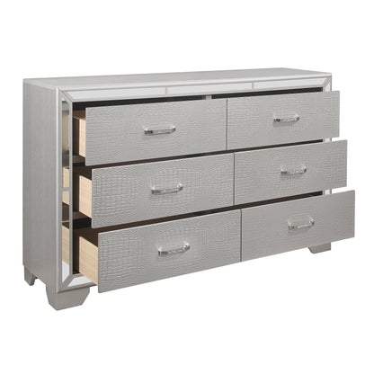 Aveline Silver Dresser - 1428SV-5 - Bien Home Furniture &amp; Electronics