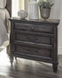 Avenue 3-Drawer Nightstand Weathered Burnished Brown - 223032 - Bien Home Furniture & Electronics