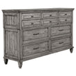 Avenue Gray 8-Drawer Rectangular Dresser - 224033 - Bien Home Furniture & Electronics