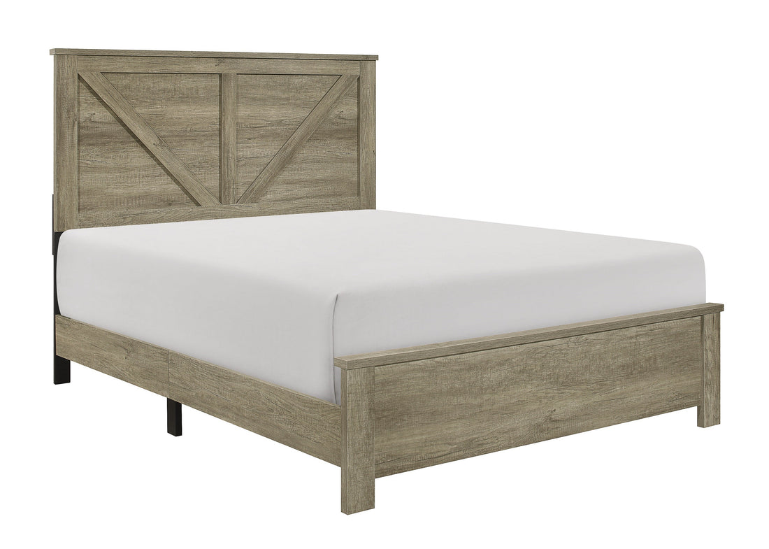 Avenue Rustic Full Panel Bed - SH2214F-1 - Bien Home Furniture &amp; Electronics