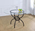 Aviano Gunmetal Dining Table Base - 108291 - Bien Home Furniture & Electronics