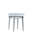 Avilla Round End Table White/Chrome - 722967 - Bien Home Furniture & Electronics