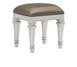 Avondale Silver Vanity Stool - 1646-14 - Bien Home Furniture & Electronics