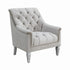 Avonlea Gray Sloped Arm Tufted Chair - 508463 - Bien Home Furniture & Electronics