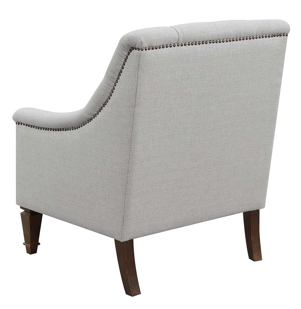 Avonlea Gray Sloped Arm Upholstered Chair - 505643 - Bien Home Furniture &amp; Electronics
