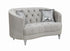 Avonlea Sloped Arm Tufted Loveseat Gray - 508462 - Bien Home Furniture & Electronics