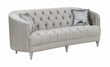 Avonlea Sloped Arm Tufted Sofa Gray - 508461 - Bien Home Furniture & Electronics