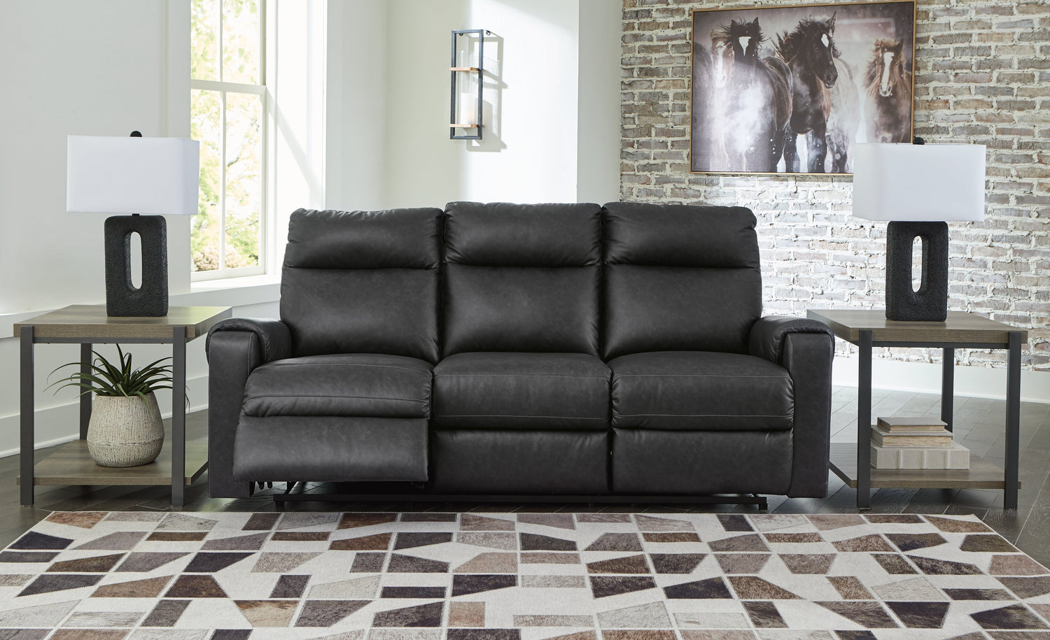 Axtellton Carbon Power Reclining Sofa - 3410587 - Bien Home Furniture &amp; Electronics