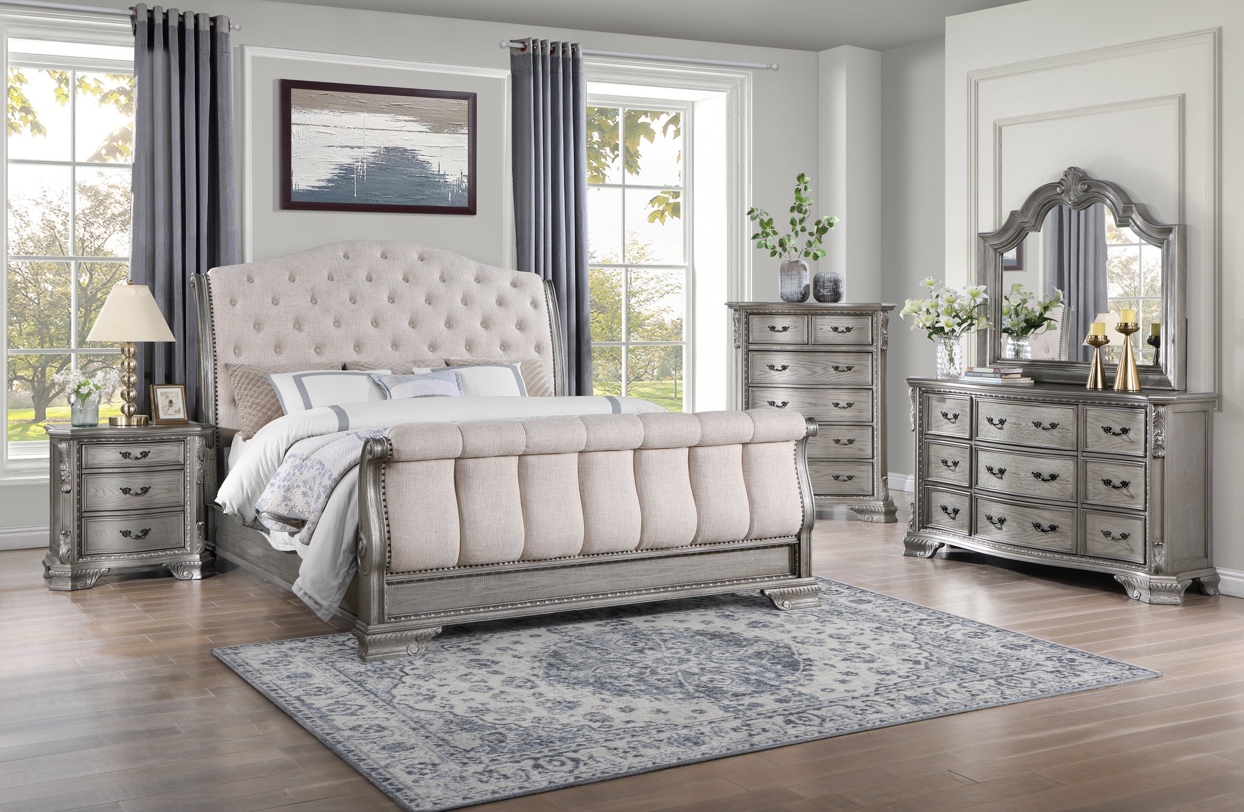 B1010 4PC or 5PC Set - Queen, King *5PC KING - B1010 5PC KING - Bien Home Furniture &amp; Electronics