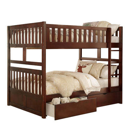 B2013FFDC-1*T (4) Full/Full Bunk Bed with Storage Boxes - B2013FFDC-1*T - Bien Home Furniture &amp; Electronics