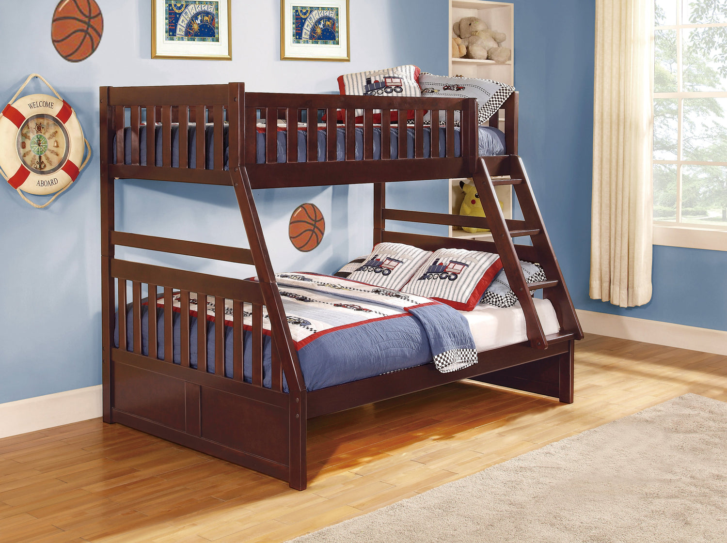 B2013TFDC-1* (3) Twin/Full Bunk Bed - B2013TFDC-1* - Bien Home Furniture &amp; Electronics
