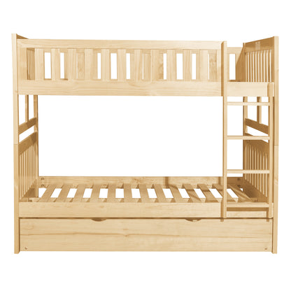B2043FF-1*R (4) Full/Full Bunk Bed with Twin Trundle - B2043FF-1*R - Bien Home Furniture &amp; Electronics