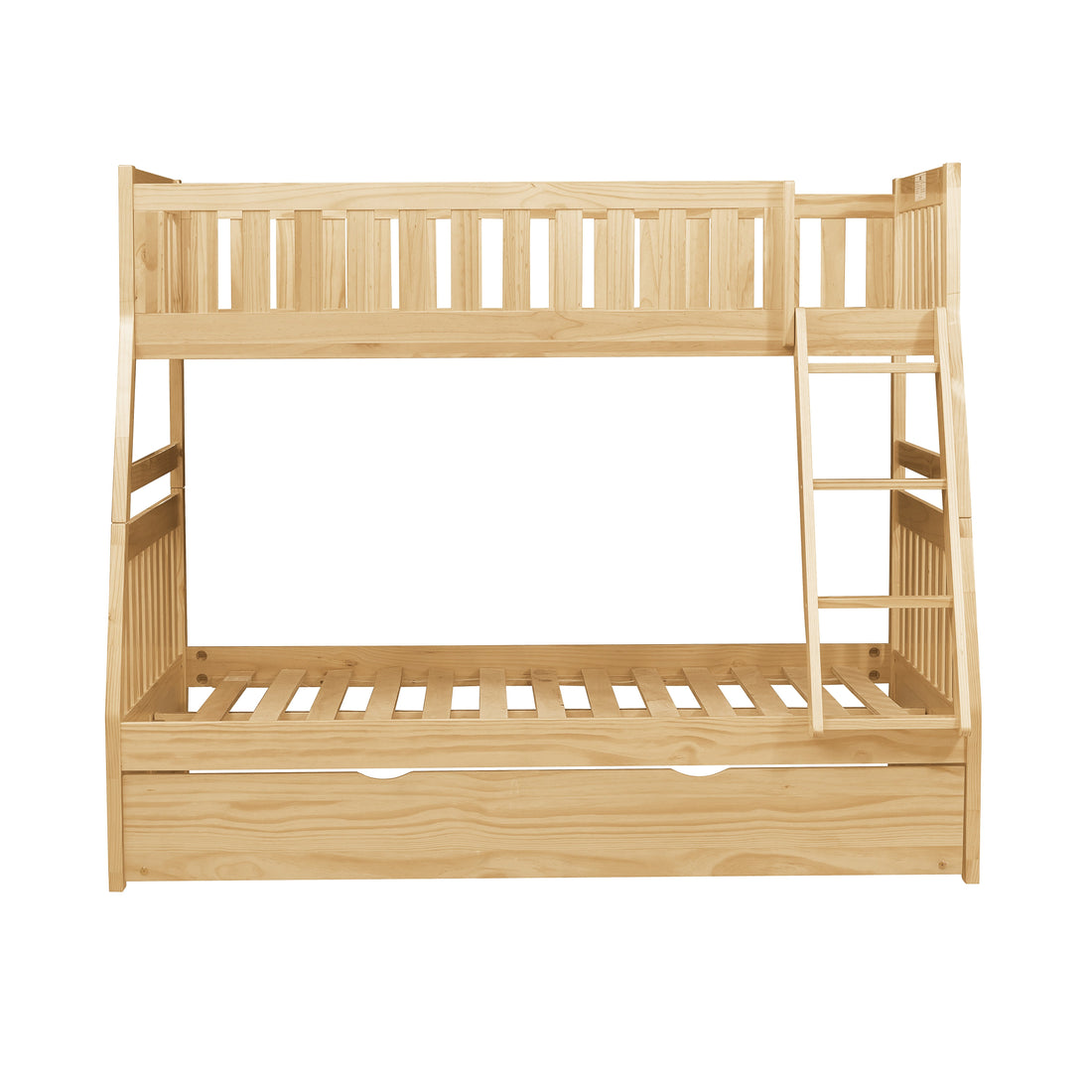 B2043TF-1*R (4) Twin/Full Bunk Bed with Twin Trundle - B2043TF-1*R - Bien Home Furniture &amp; Electronics