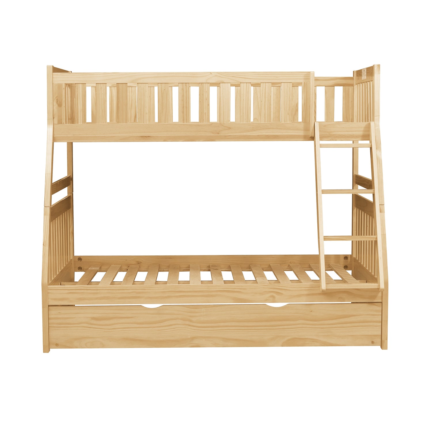 B2043TF-1*R (4) Twin/Full Bunk Bed with Twin Trundle - B2043TF-1*R - Bien Home Furniture &amp; Electronics