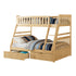 B2043TF-1*T (4) Twin/Full Bunk Bed with Storage Boxes - B2043TF-1*T - Bien Home Furniture & Electronics