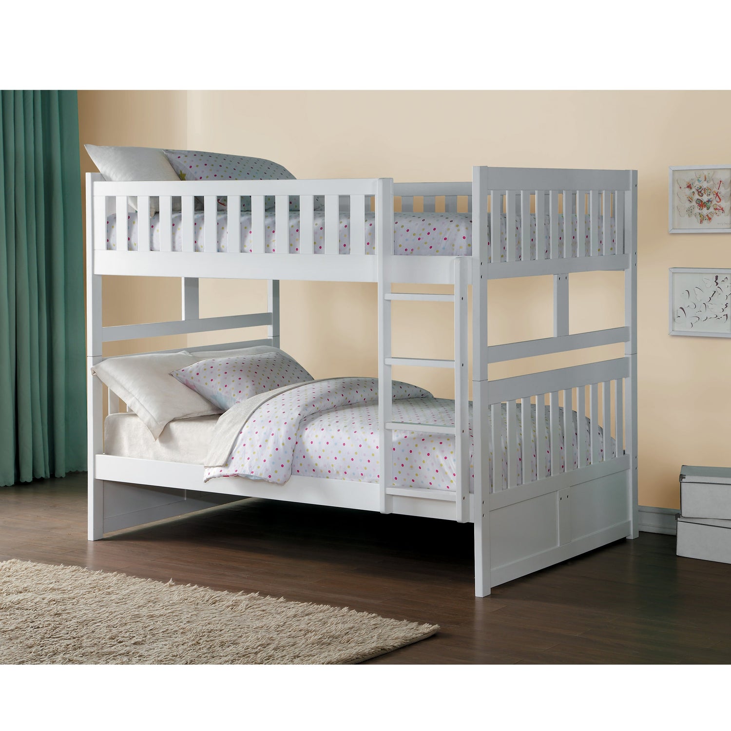 B2053FFW-1* (3) Full/Full Bunk Bed - B2053FFW-1* - Bien Home Furniture &amp; Electronics