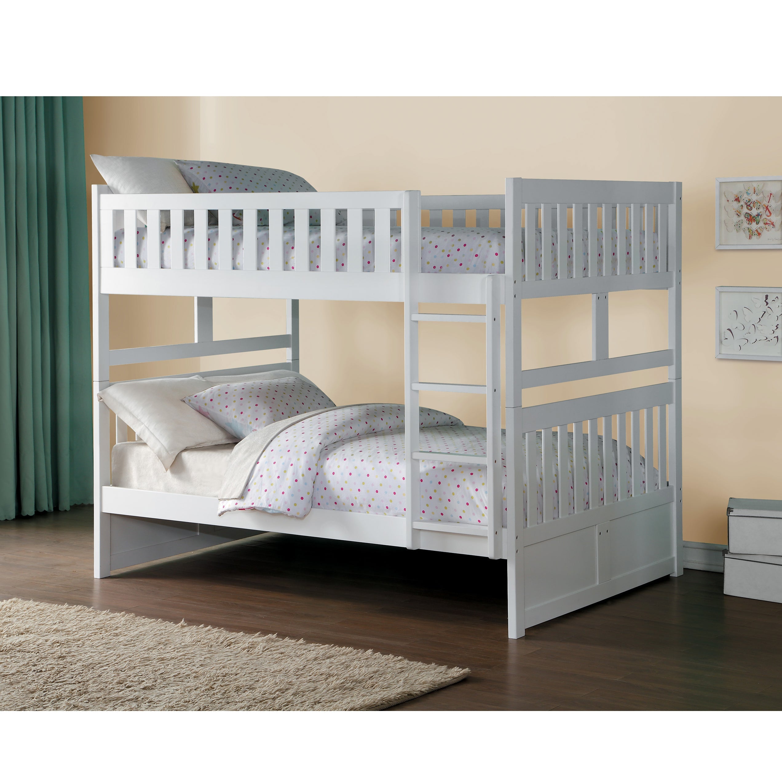 B2053FFW-1* (3) Full/Full Bunk Bed - B2053FFW-1* - Bien Home Furniture &amp; Electronics