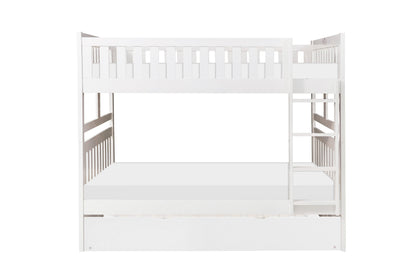 B2053FFW-1*R (4) Full/Full Bunk Bed with Twin Trundle - B2053FFW-1*R - Bien Home Furniture &amp; Electronics