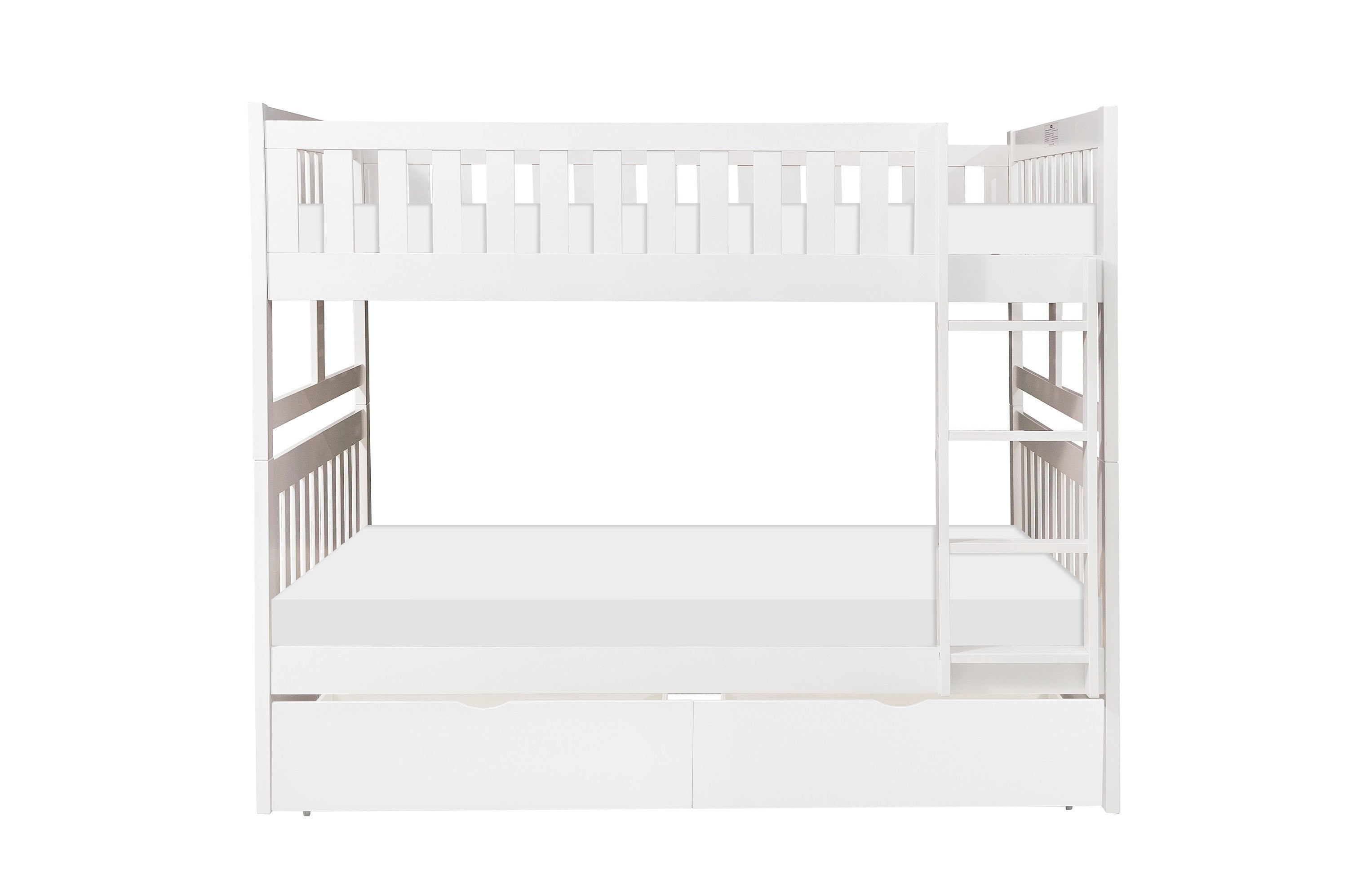 B2053FFW-1*T (4) Full/Full Bunk Bed with Storage Boxes - B2053FFW-1*T - Bien Home Furniture &amp; Electronics