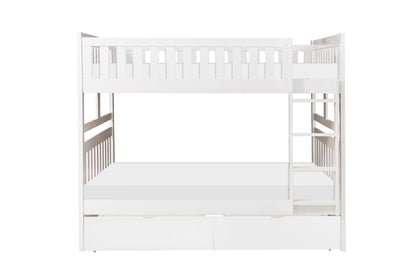 B2053FFW-1*T (4) Full/Full Bunk Bed with Storage Boxes - B2053FFW-1*T - Bien Home Furniture &amp; Electronics
