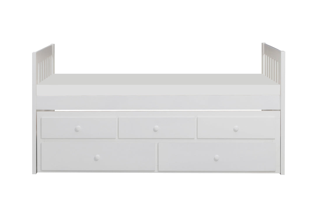 B2053PRW-1* (2) Twin/Twin Trundle Bed - B2053PRW-1* - Bien Home Furniture &amp; Electronics