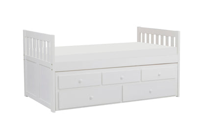 B2053PRW-1* (2) Twin/Twin Trundle Bed - B2053PRW-1* - Bien Home Furniture &amp; Electronics