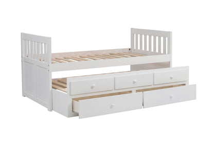 B2053PRW-1* (2) Twin/Twin Trundle Bed - B2053PRW-1* - Bien Home Furniture &amp; Electronics