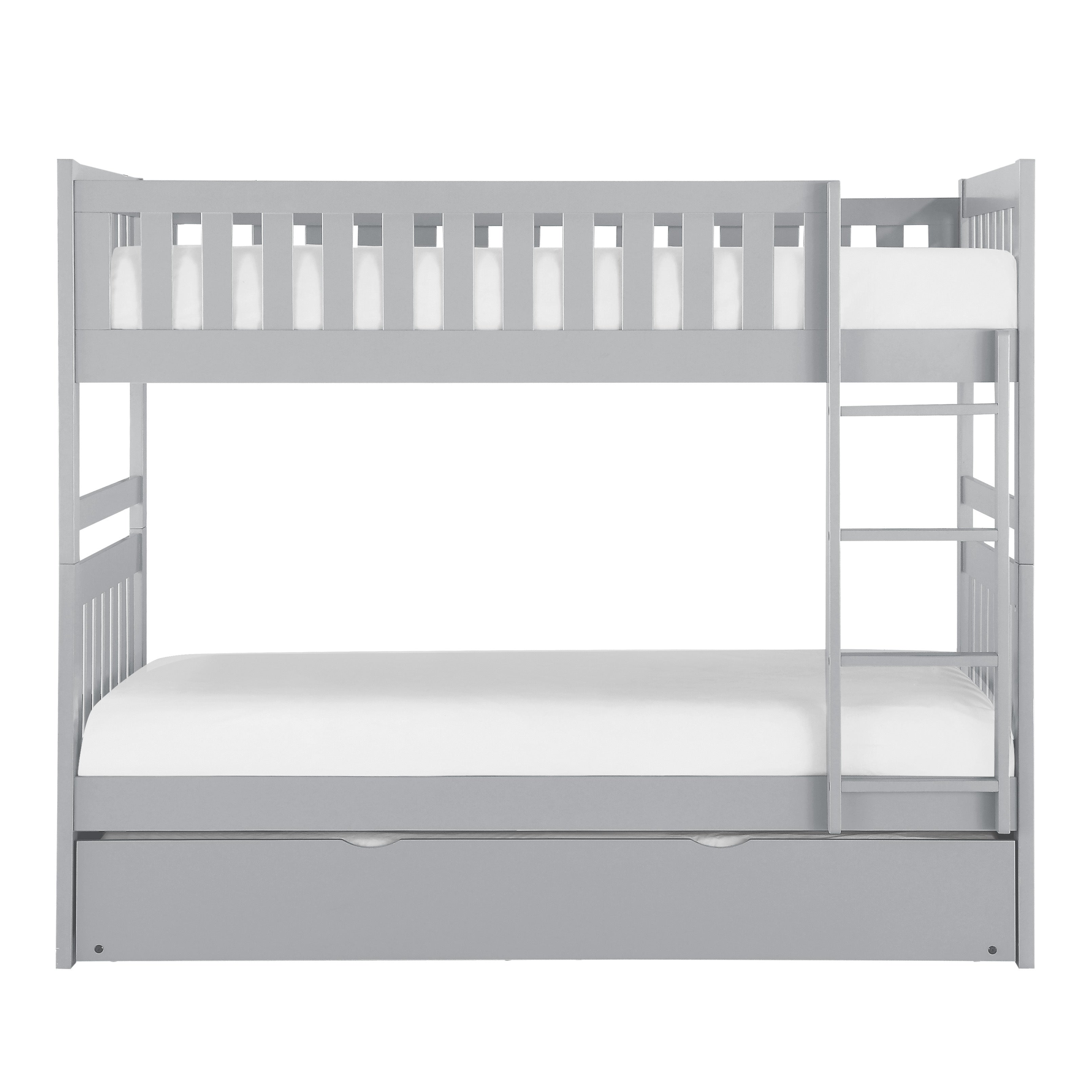 B2063-1*R (4) Twin/Twin Bunk Bed with Twin Trundle - B2063-1*R - Bien Home Furniture &amp; Electronics