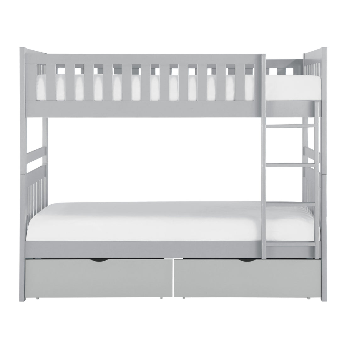 B2063-1*T (4) Twin/Twin Bunk Bed with Storage Boxes - B2063-1*T - Bien Home Furniture &amp; Electronics