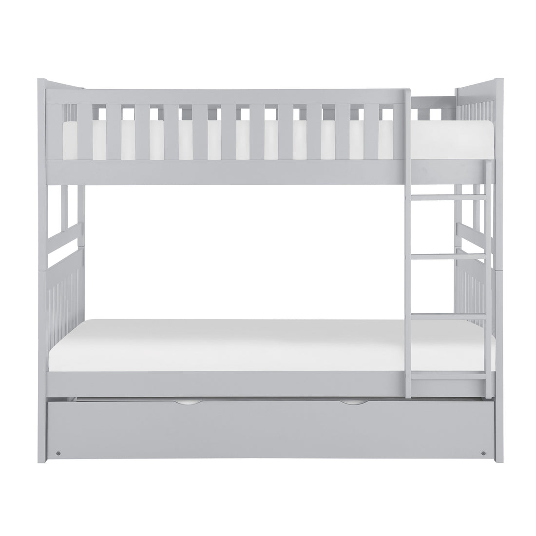 B2063FF-1*R (4) Full/Full Bunk Bed with Twin Trundle - B2063FF-1*R - Bien Home Furniture &amp; Electronics