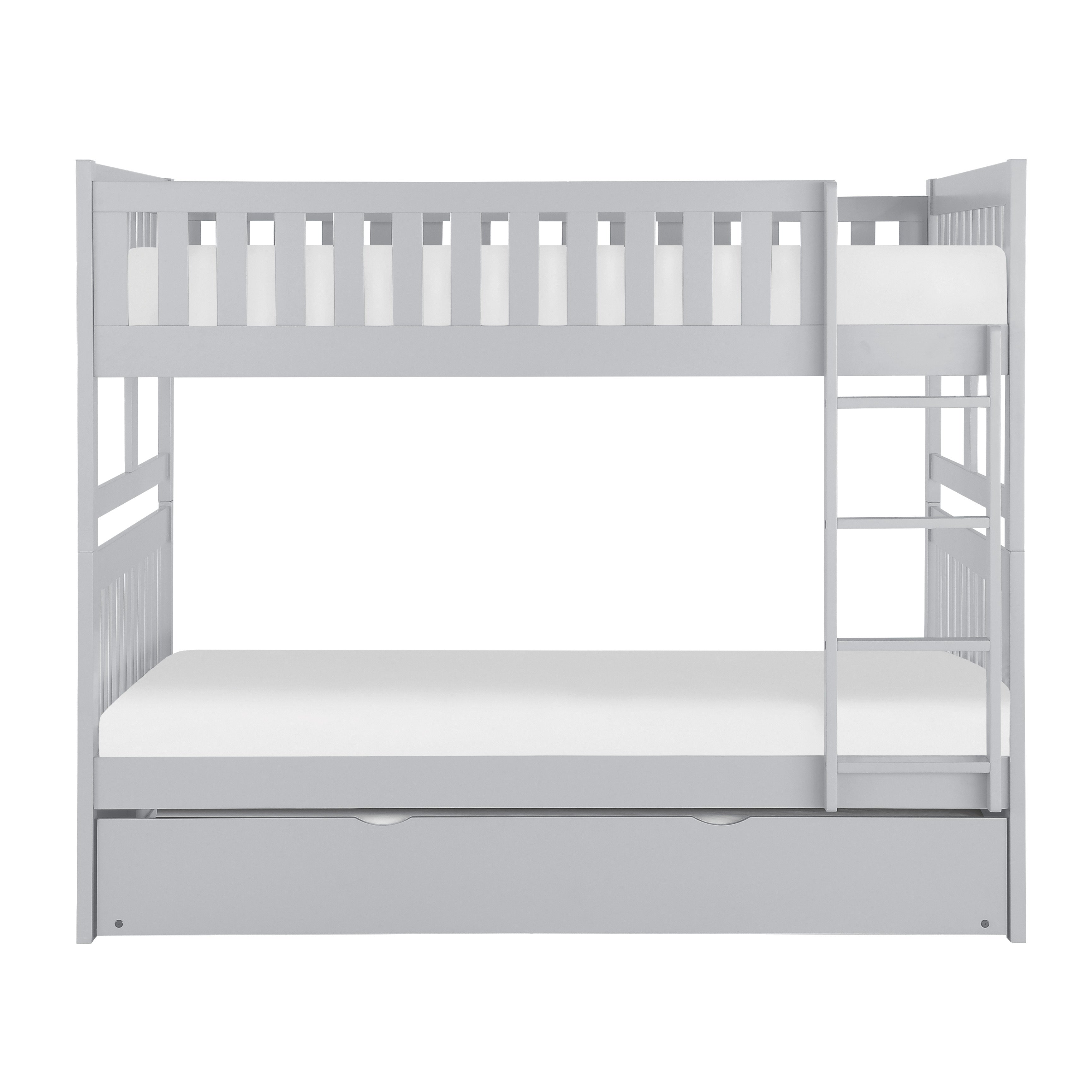 B2063FF-1*R (4) Full/Full Bunk Bed with Twin Trundle - B2063FF-1*R - Bien Home Furniture &amp; Electronics