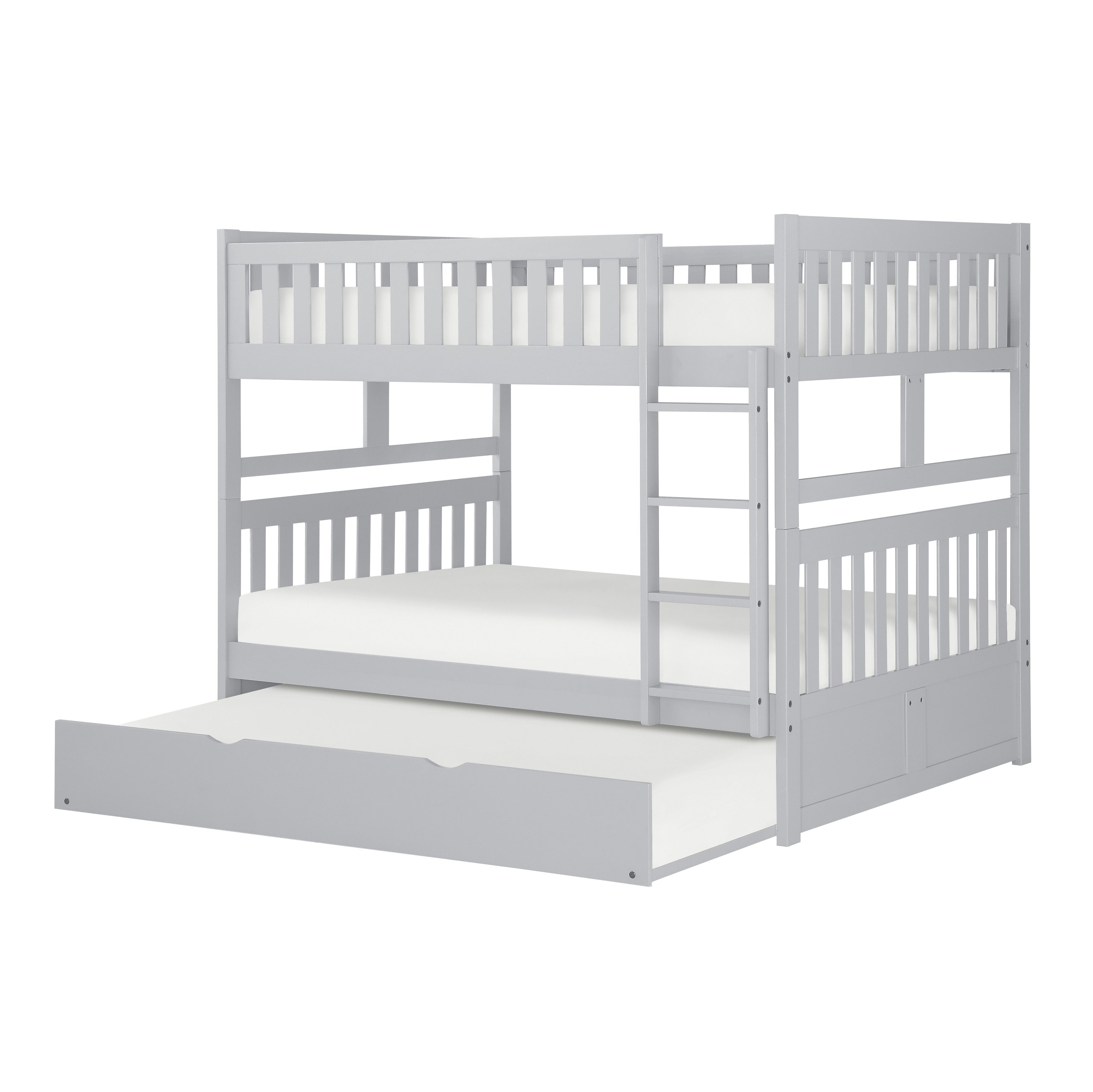 B2063FF-1*R (4) Full/Full Bunk Bed with Twin Trundle - B2063FF-1*R - Bien Home Furniture &amp; Electronics
