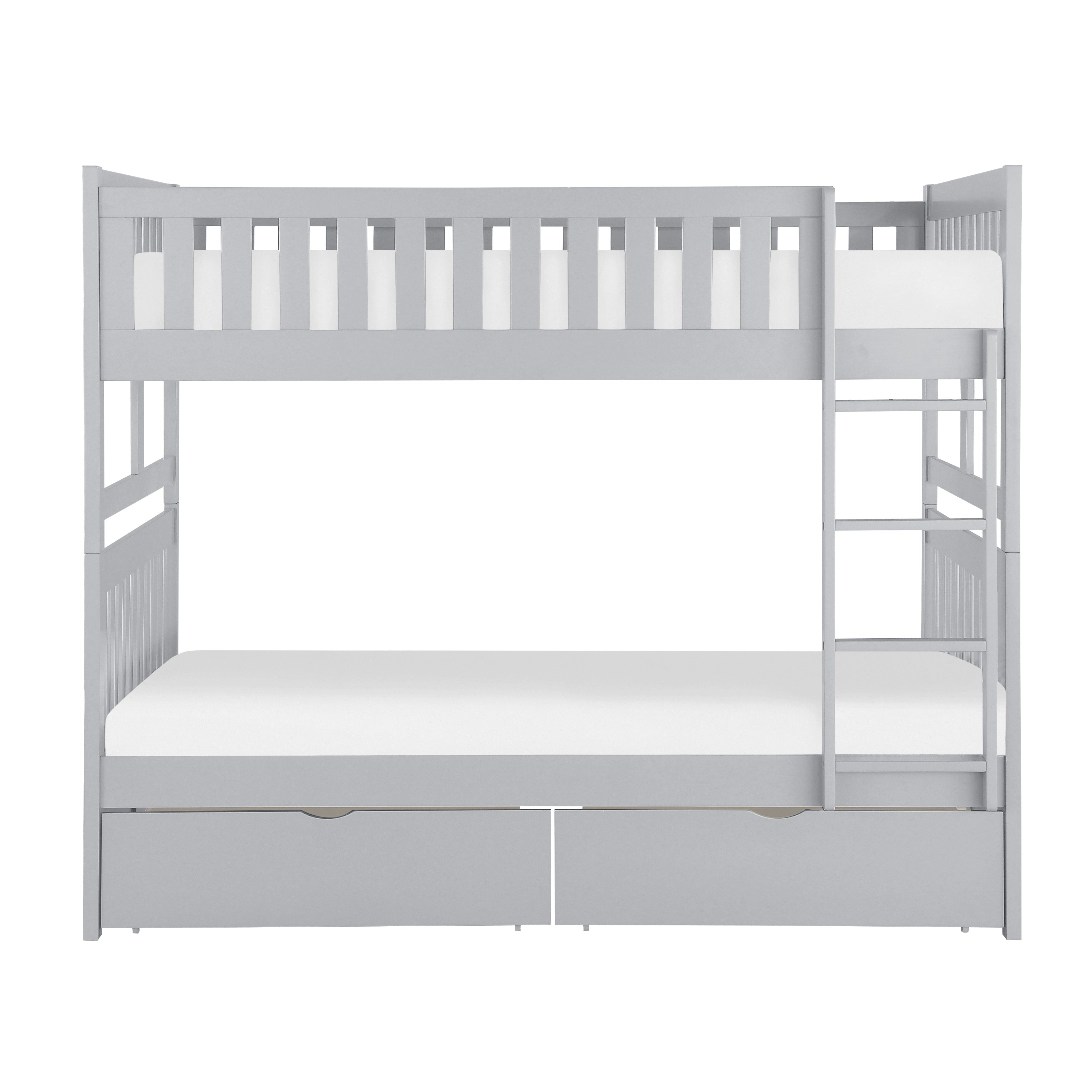 B2063FF-1*T (4) Full/Full Bunk Bed with Storage Boxes - B2063FF-1*T - Bien Home Furniture &amp; Electronics